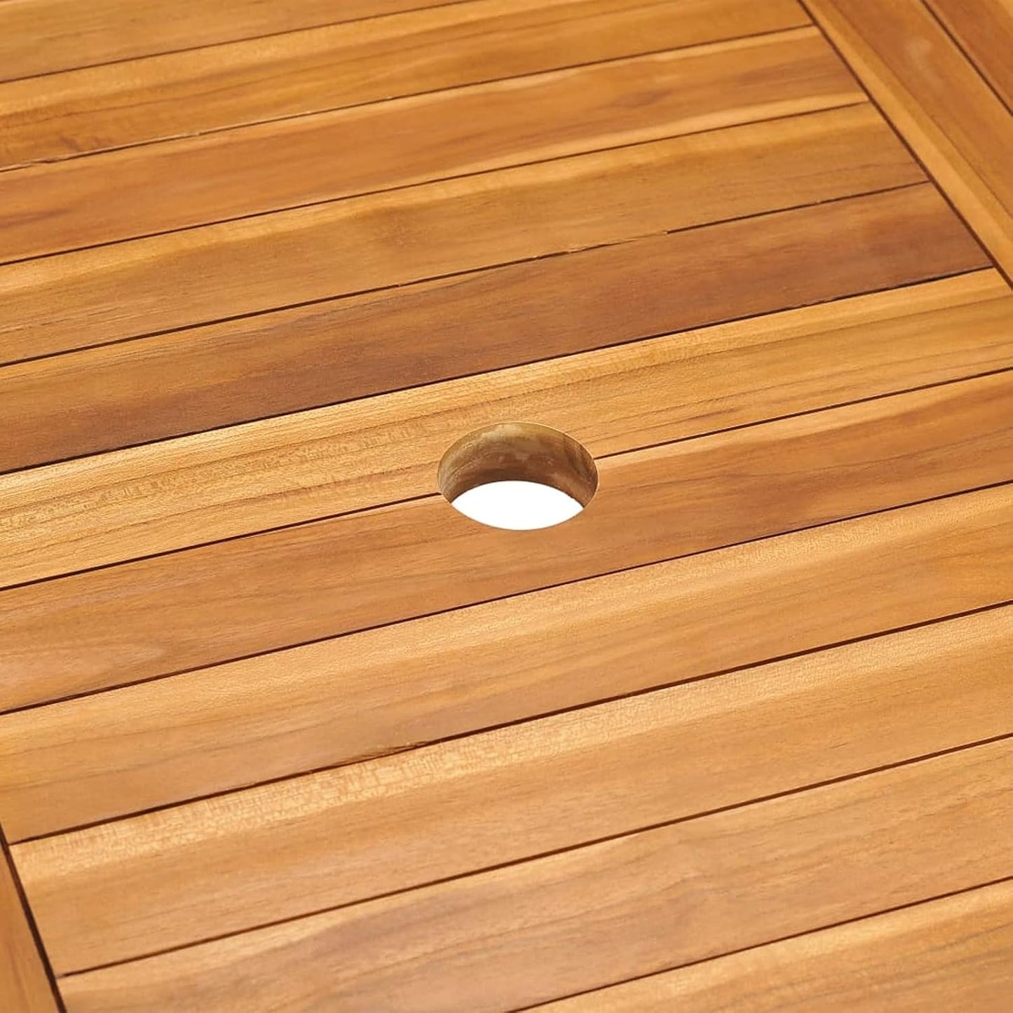 BaraSh Conjunto de Comedor de jardín 7 Piezas Madera Maciza de Teca