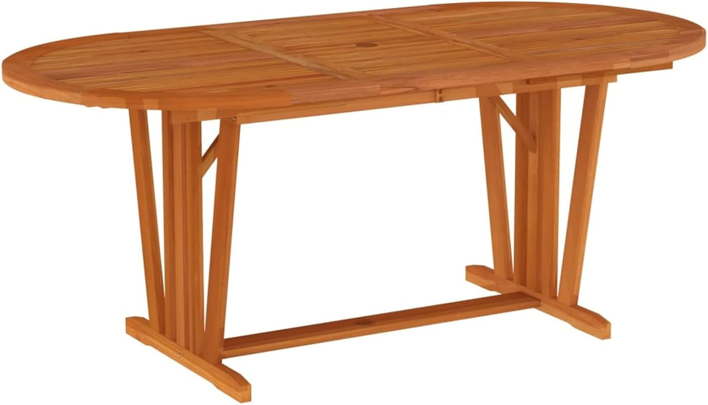 Juego de comedor de jardín de 9 piezas de madera maciza de teca, mesa de comedor y sillas
