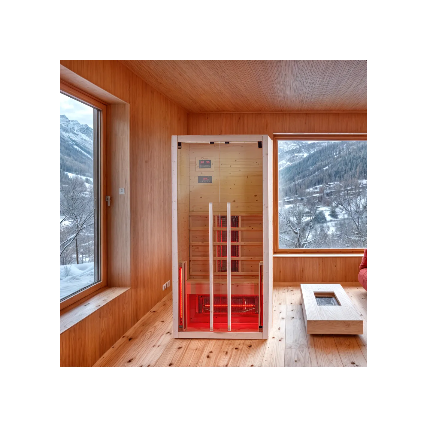 Sauna interior de infrarrojos para 1 persona