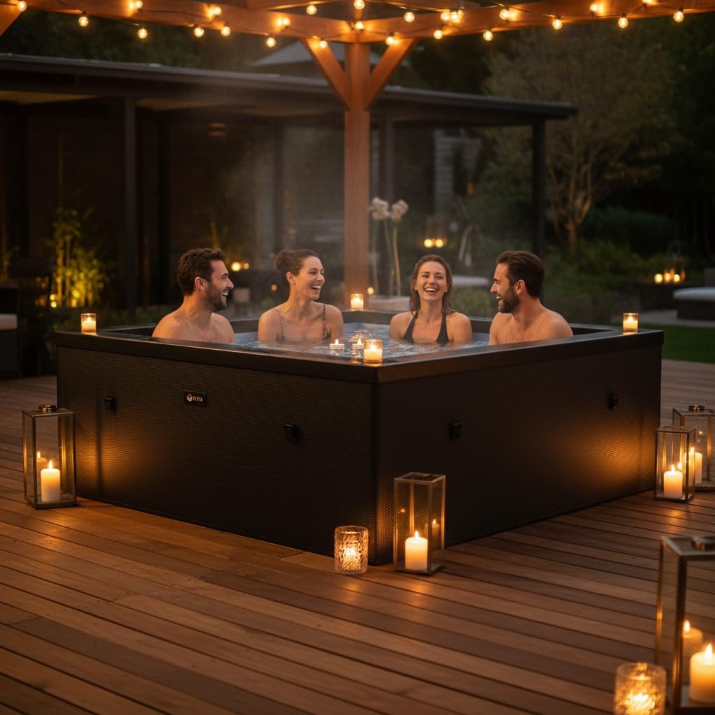 SPA – Celestia – Semirígido Cuadrado 6 plazas – SP-CLS6-CB