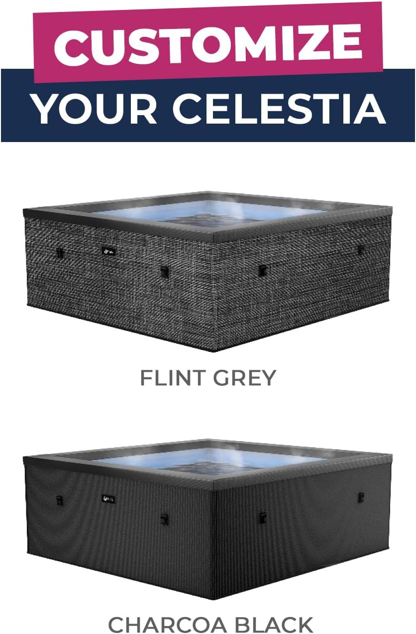 SPA – Celestia – Semirígido Cuadrado 6 plazas – SP-CLS6-CB