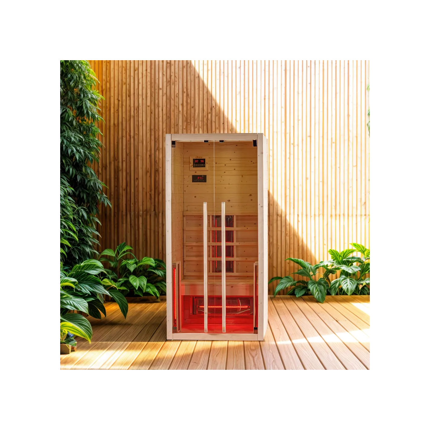 Sauna interior de infrarrojos para 1 persona