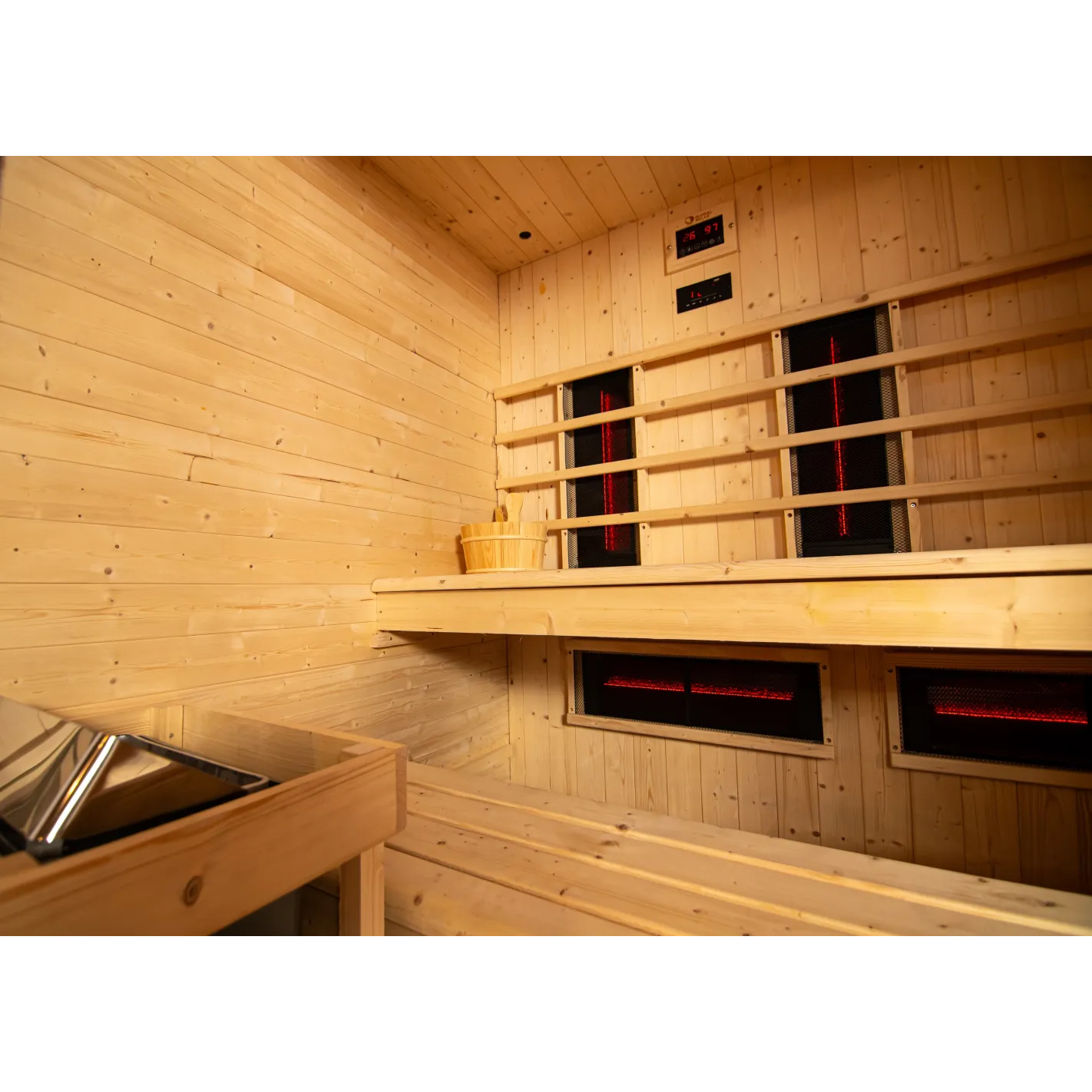 Sauna de infrarrojos+vapor para 4/5 personas
