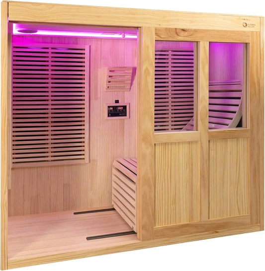 Sauna de Carbono Individual de Cuerpo Entero reclinado