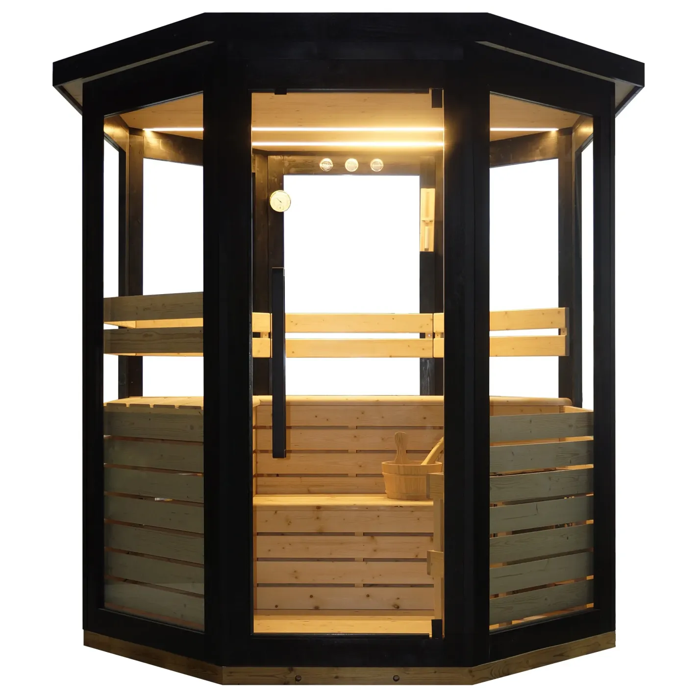 Sauna exterior de vapor para 4/5 personas