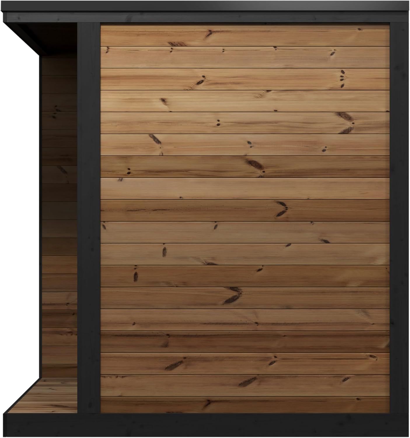 Sauna Exterior Hiki S, 149,6x201,9 cm, Capacidad para hasta 4 Personas.