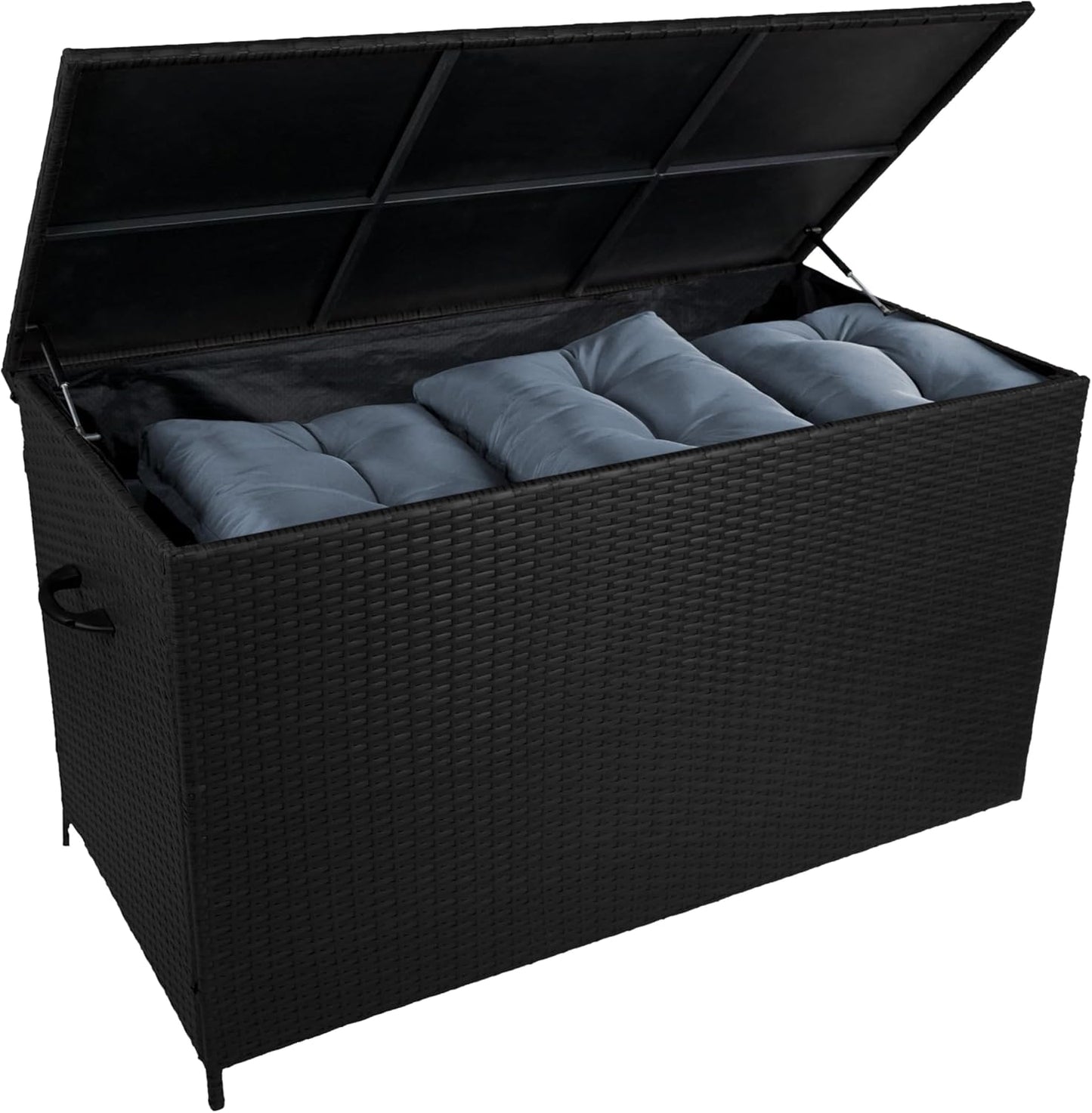 Sofá esquinero de Aluminio Blanco + Mesa de vidrio templado